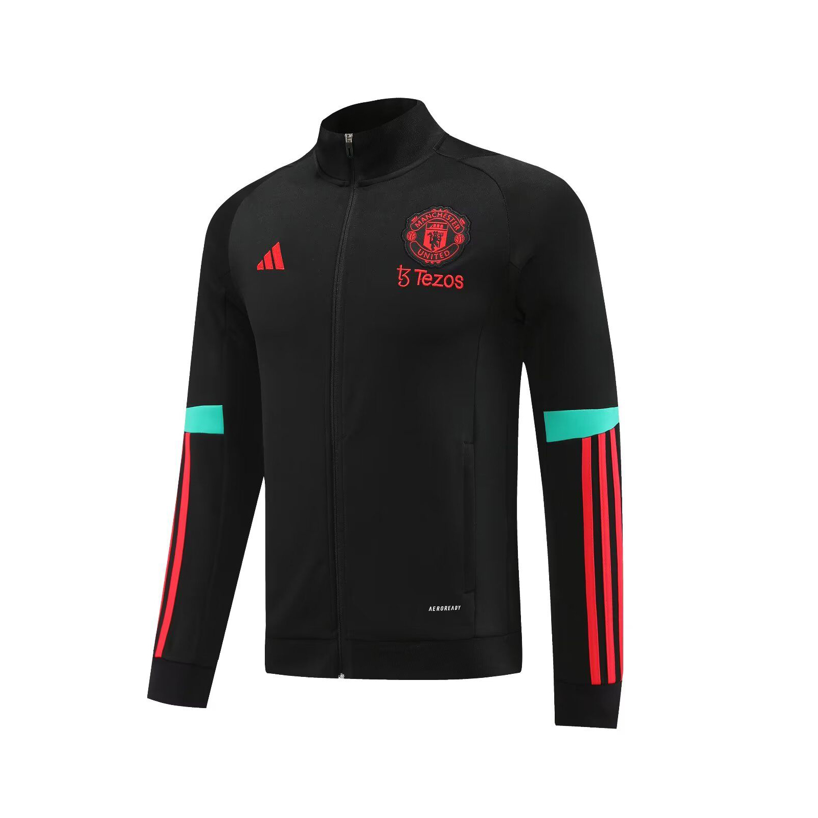 AAA Quality Manchester Utd 23/24 Jacket - Black/Red/Green